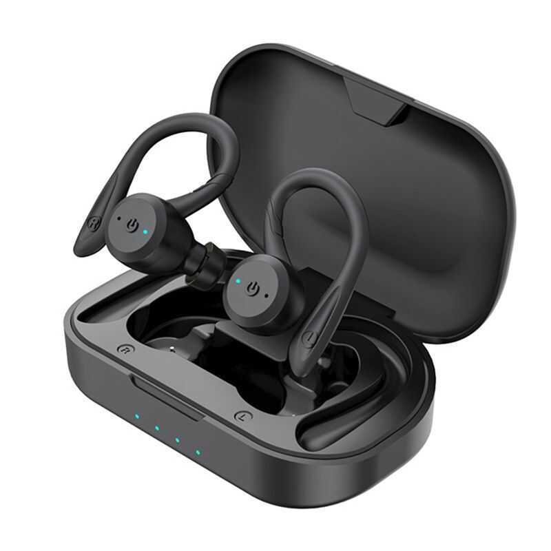 Fone de ouvido intra-auricular sem fio Bluetooth Mini fone de ouvido Bluetooth com cancelamento de ruído Fone de ouvido 