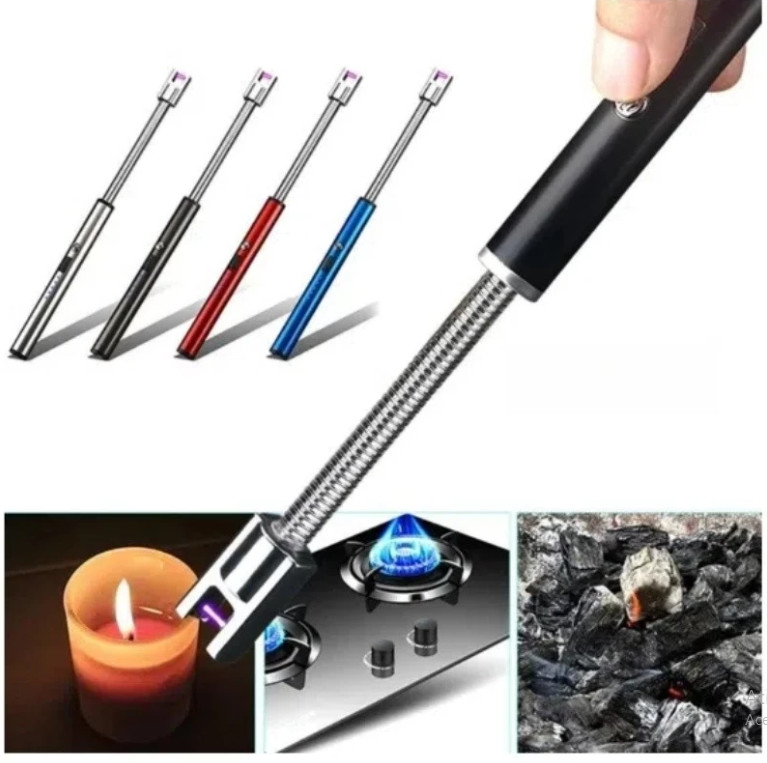 Kit 4 Acendedor De Fogão Isqueiro Eletrico Fogão Churrasquei Recarregável Pronta Entrega Envio Imediato Oferta Promoção