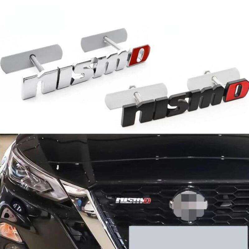 Emblema Da Grade Dianteira De Metal Top Zone NISMO Para Nissan NV200 Note Qashqai Sylphy Kicks Serena NV350 X-Trail Elgr