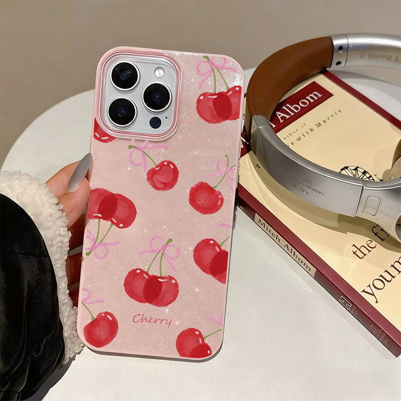 Capa De Doces Para Samsung A17 A07 A26 A06 A16 A54 A05 A15 A14 A13 A12 A32 A34 A52 A55 A54 Arco Cereja BBC