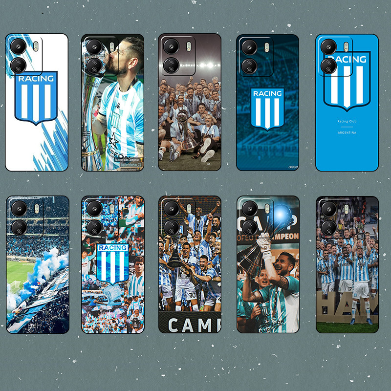 Para Xiaomi Redmi Nota 12 13 PRO Plus 12 sped 12 Turbo racing club de avellaneda Macio Preto TPU Caso de Telefone