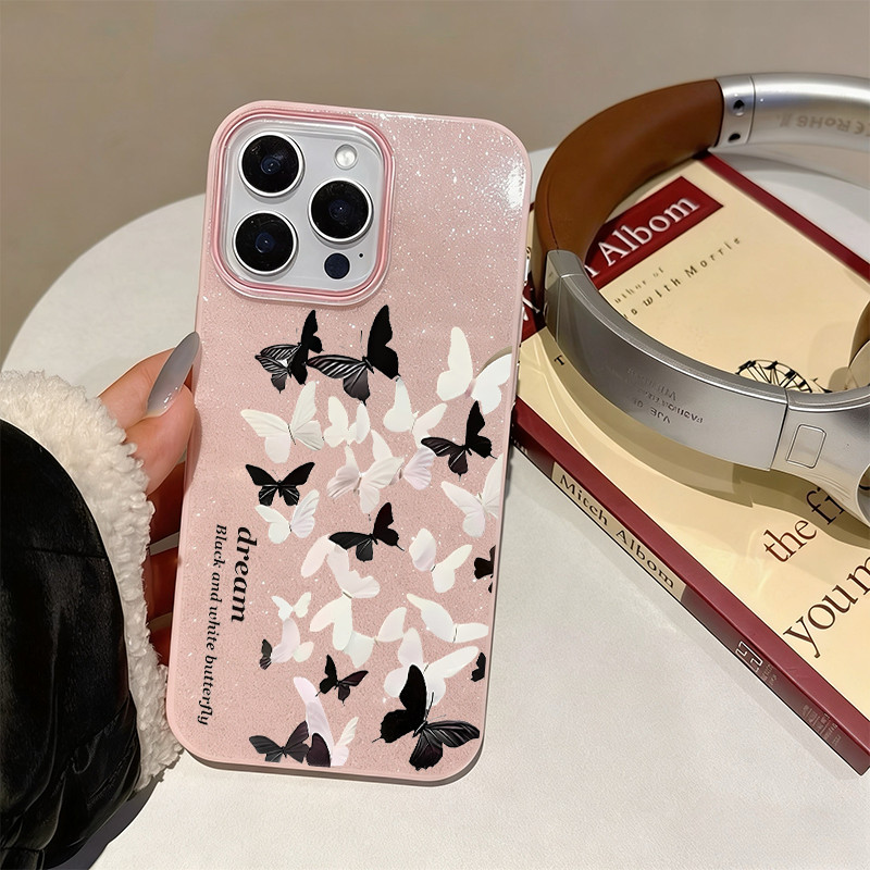 Capa De Doces Para Samsung A17 A07 A26 A06 A16 A54 A05 A15 A14 A13 A12 A32 A34 A52 A55 A54 BW Borboleta BBC