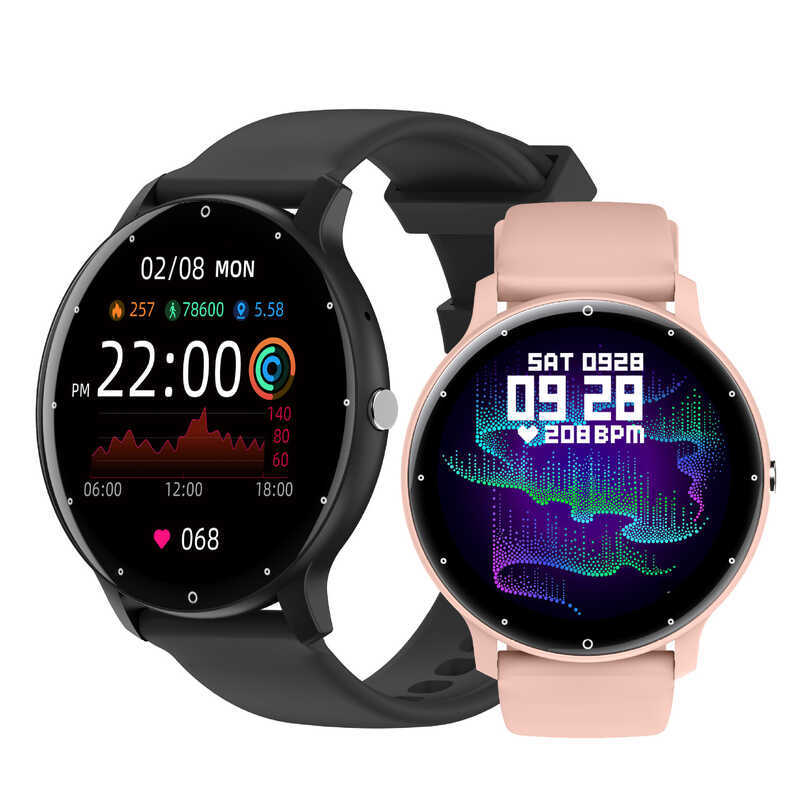 Relógio inteligente ZL02C Pro de venda quente Bluetooth Chamada Frequência cardíaca Oxigênio no sangue Esportes ao ar li