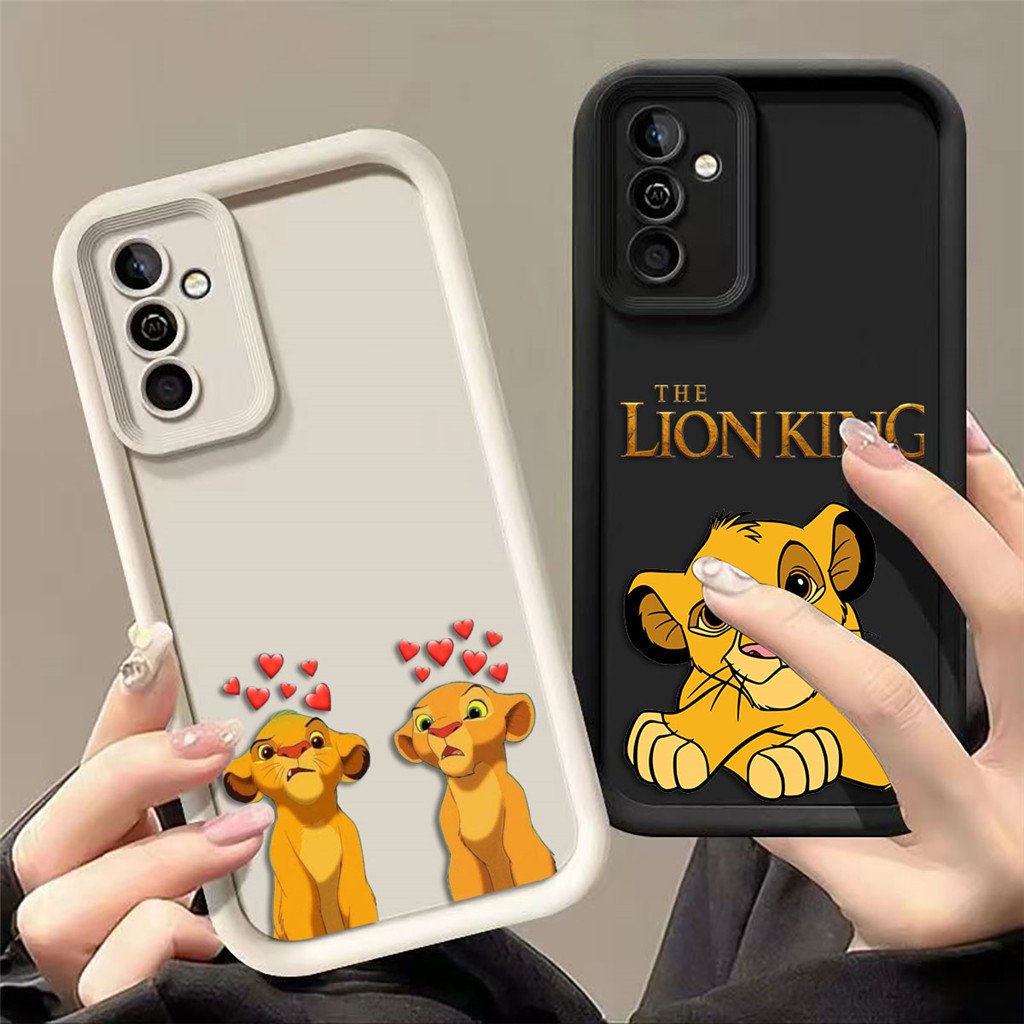 O Rei Leão Simba Nala Engraçado Hello Kitty Cat Capa De Telefone Para Realme 16 15 7 7I 8 8I 9 11 12 13 14 5 C35 C53 C55