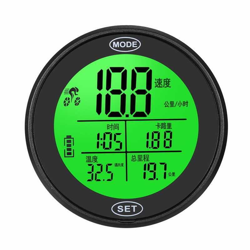 Toque esportes ao ar livre ciclismo bicicleta cronômetro registre seu dia Multi-odômetro inteligente inovador