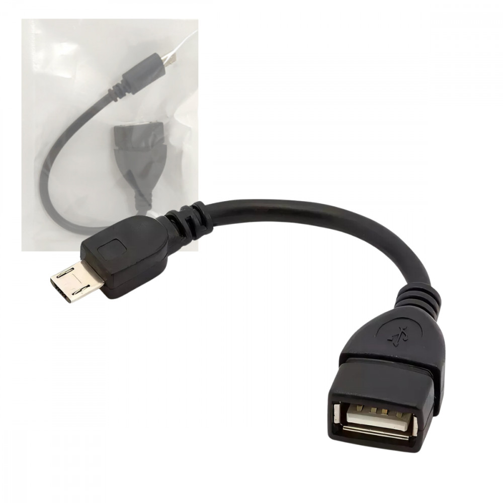Adaptador Conversor OTG Micro USB V8 para USB A Femea OTG KAP-461