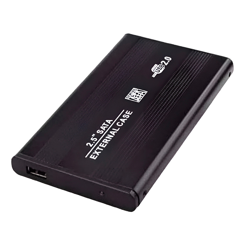 Case HD Externo USB 3.0 Sata 2.5 Notebook Armazenamento Cor:Preto