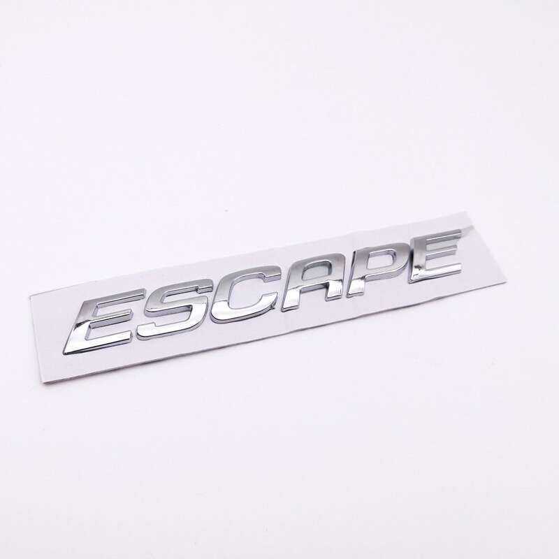 PuraAutoRepair 1 Peça ABS Logotipo Cromado Tampa Do Porta-Malas Carro Emblema Adesivo Decalque Para ESCAPE FORD RANGER E