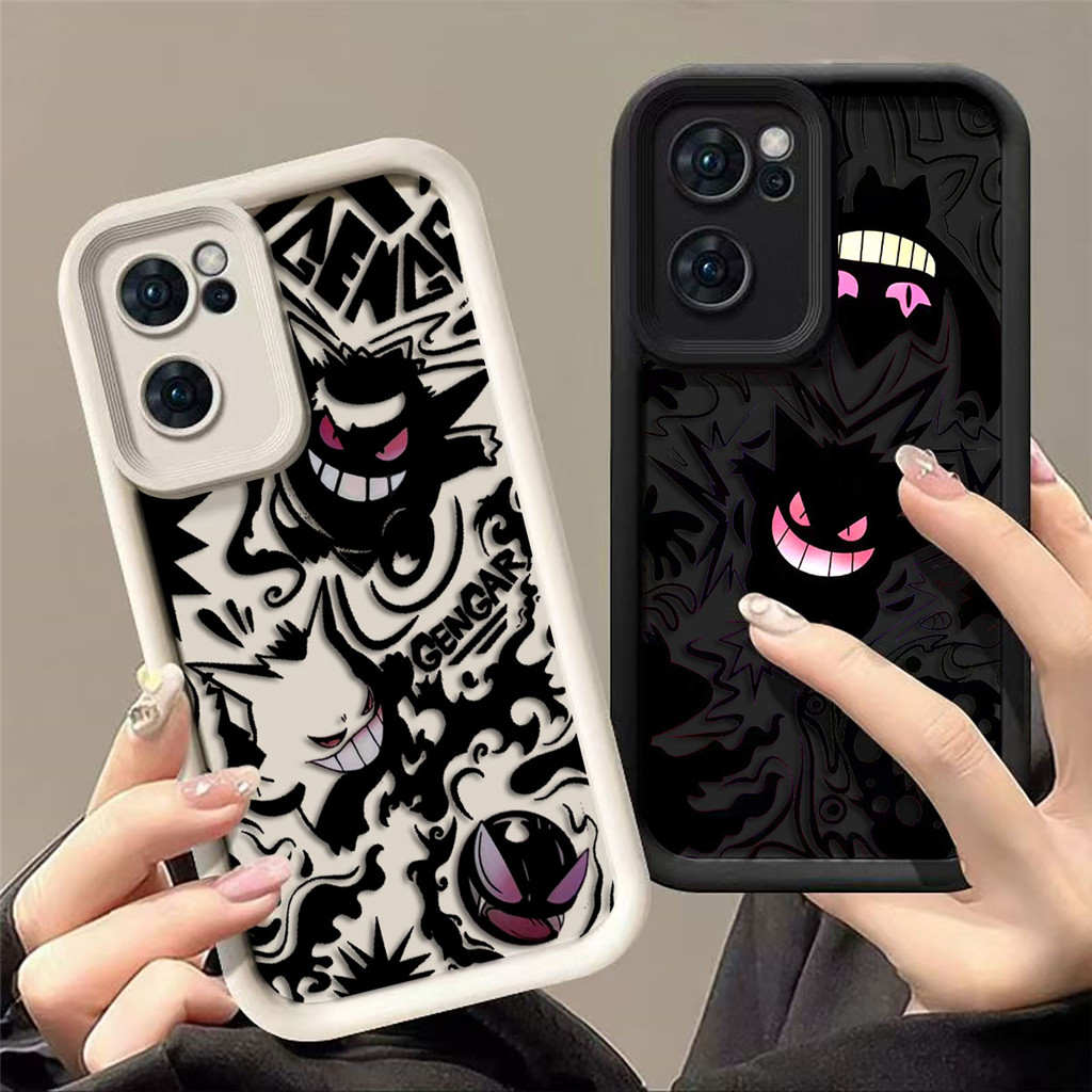 Capa De Telefone Pokemon Gengar Para VIVO Y400 Y02S Y03 Y17S Y19S Y20 Y21 Y22S Y27 Y28 Y35 Y36 Y38 Y39 Y50 Y51 Y72 Y75 Y