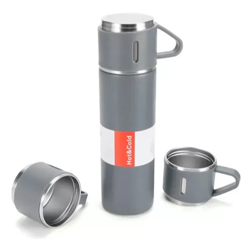 Conjunto Elegante: Garrafa Térmica e 3 Xícaras
