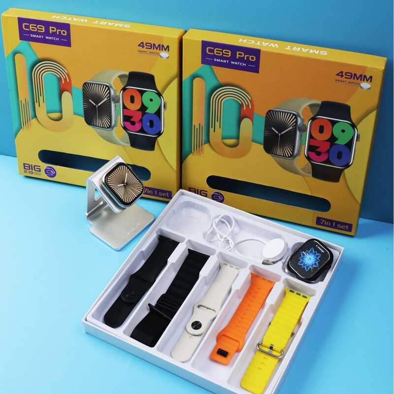 Huaqiang Bei s9ultra2 Relógio inteligente 7 em 1 conjunto s9 relógio inteligente 7 em 1 relógio esportivo masculino 3 em