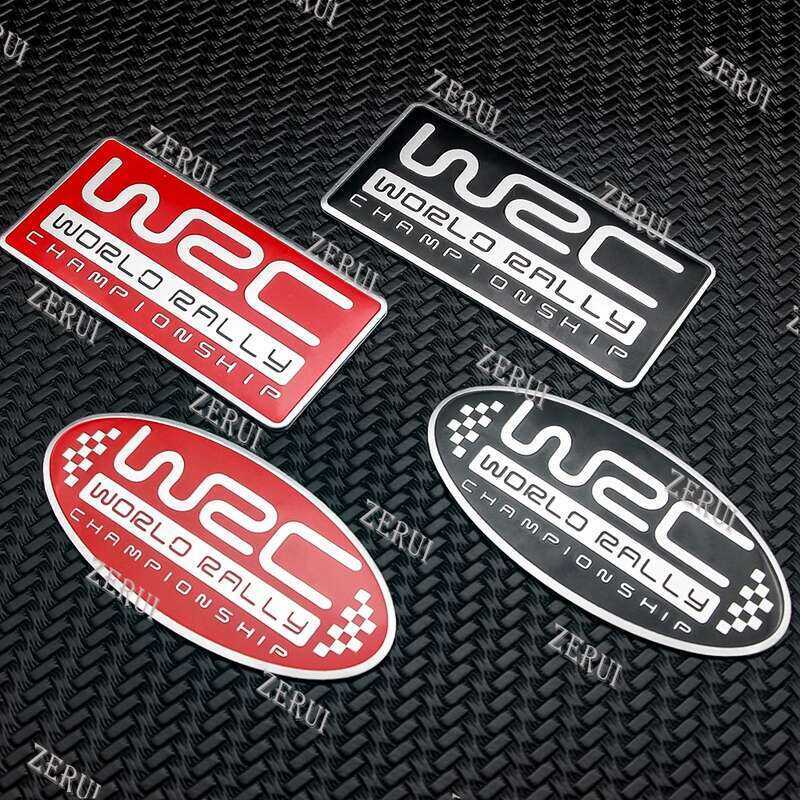 PuraAutoRepair ZR Estilo De Carro 3D Emblema De Alumínio Adesivo Campeonato Mundial De Rally Racing Sports Body Trunk De