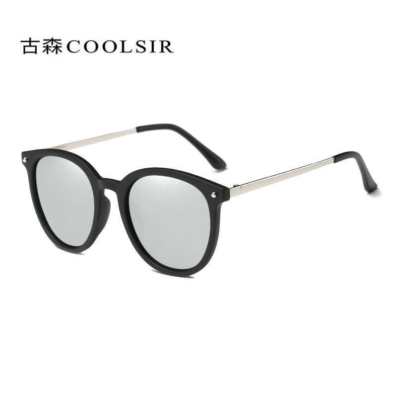 Óculos de sol masculino na moda polarizado óculos de sol condução óculos de sol moda feminina colorido sapo 8671