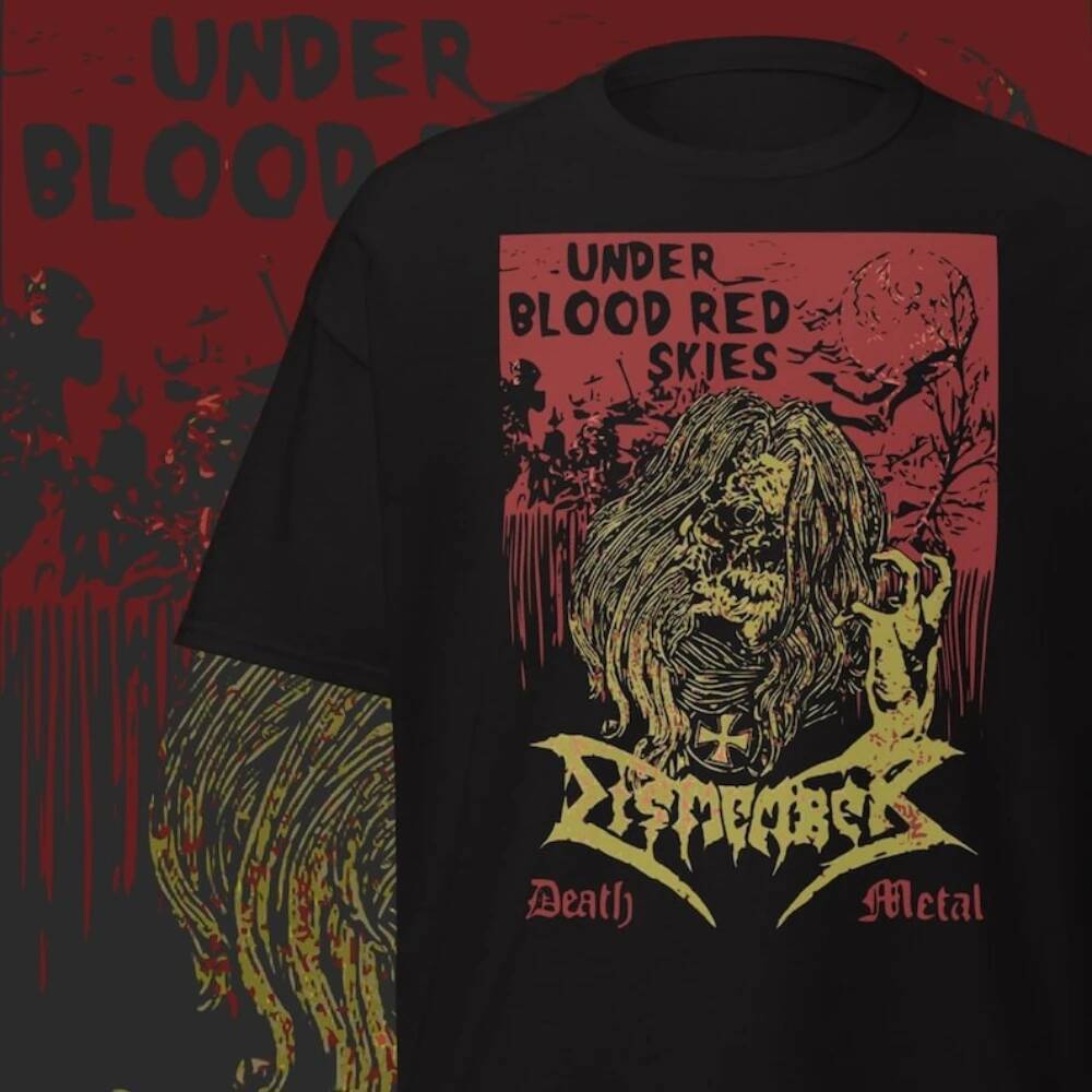 Dismember Band T-Shirt Death Metal Metalheads Heavy Metal Woman Man Casual Cotton Graphic T Shirts Adult Vintage