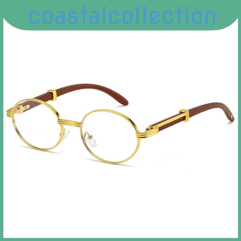Óculos De Sol Elípticos Modernos Com Armação De Metal Lentes Verdes Para Uso Casual E Externo
