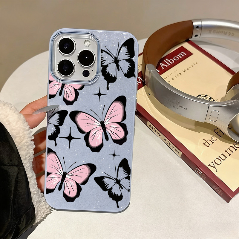 Capa De Doces Para Samsung A17 A07 A26 A06 A16 A54 A05 A15 A14 A13 A12 A32 A34 A52 A55 A54 PB Borboleta UYI