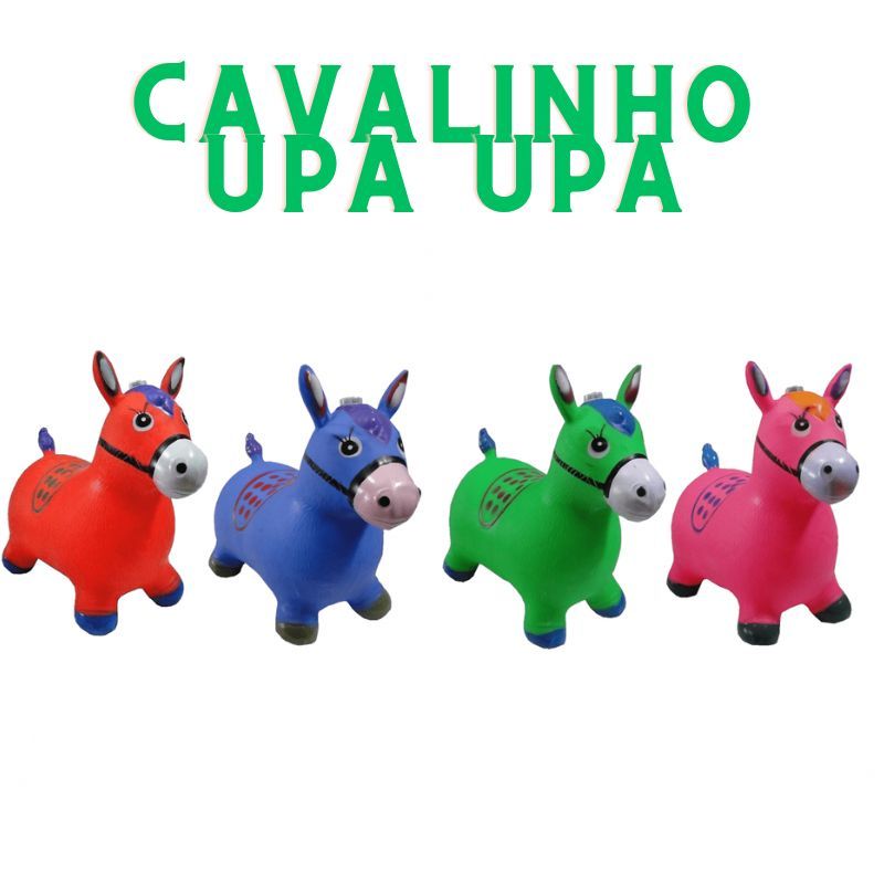 Cavalinho Upa Upa Grande Diversão em Borracha!