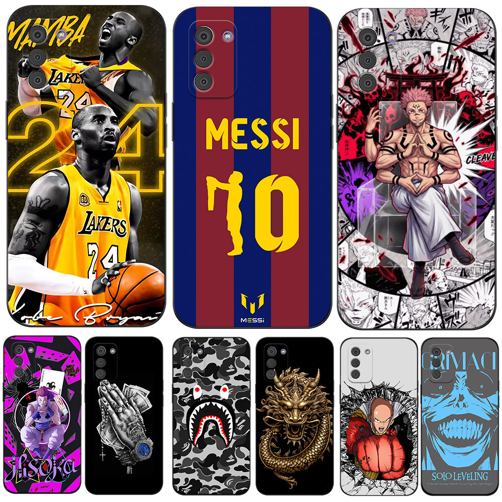 Caso Para NOKIA G42 G310 5G Telefone Capa Traseira Silicone Macio Preto Tpu Basquete Futebol Clube superstar anime Crâni