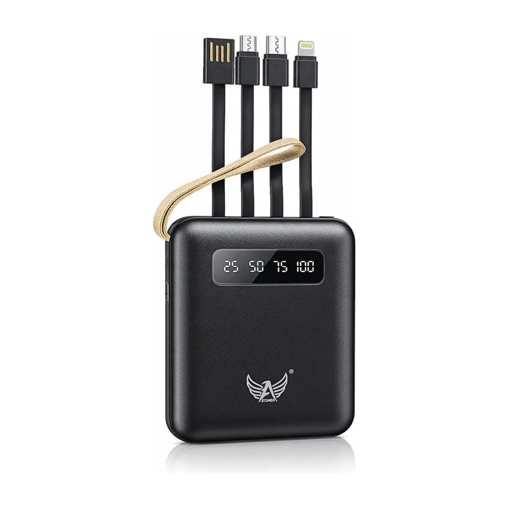 Carregador Portátil Power Bank 10000mAh Portátil com Tela Digital Altomex