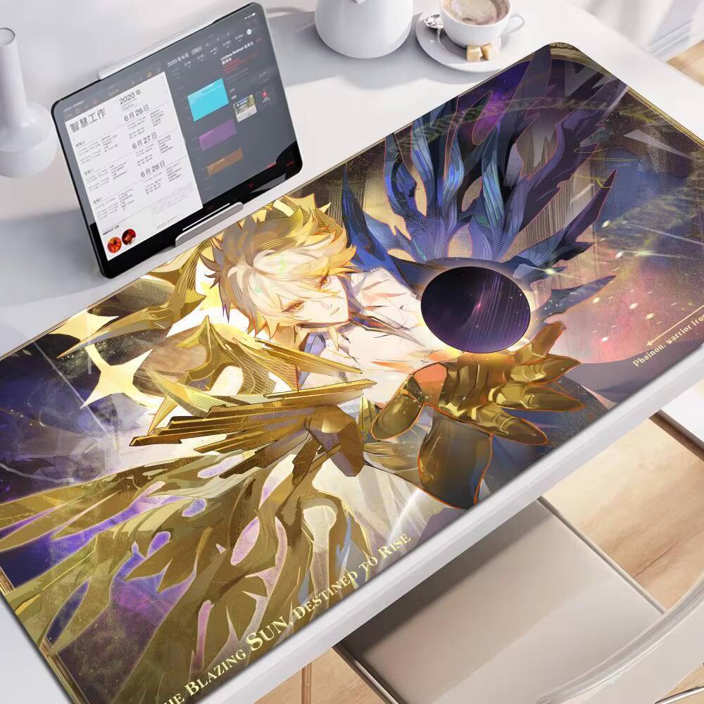 Jogo Honkai Estrela Ferroviário Phainon Decoracion Mousepad Acessórios Do Computador Mouse Pad teclado Escritório PC Bor
