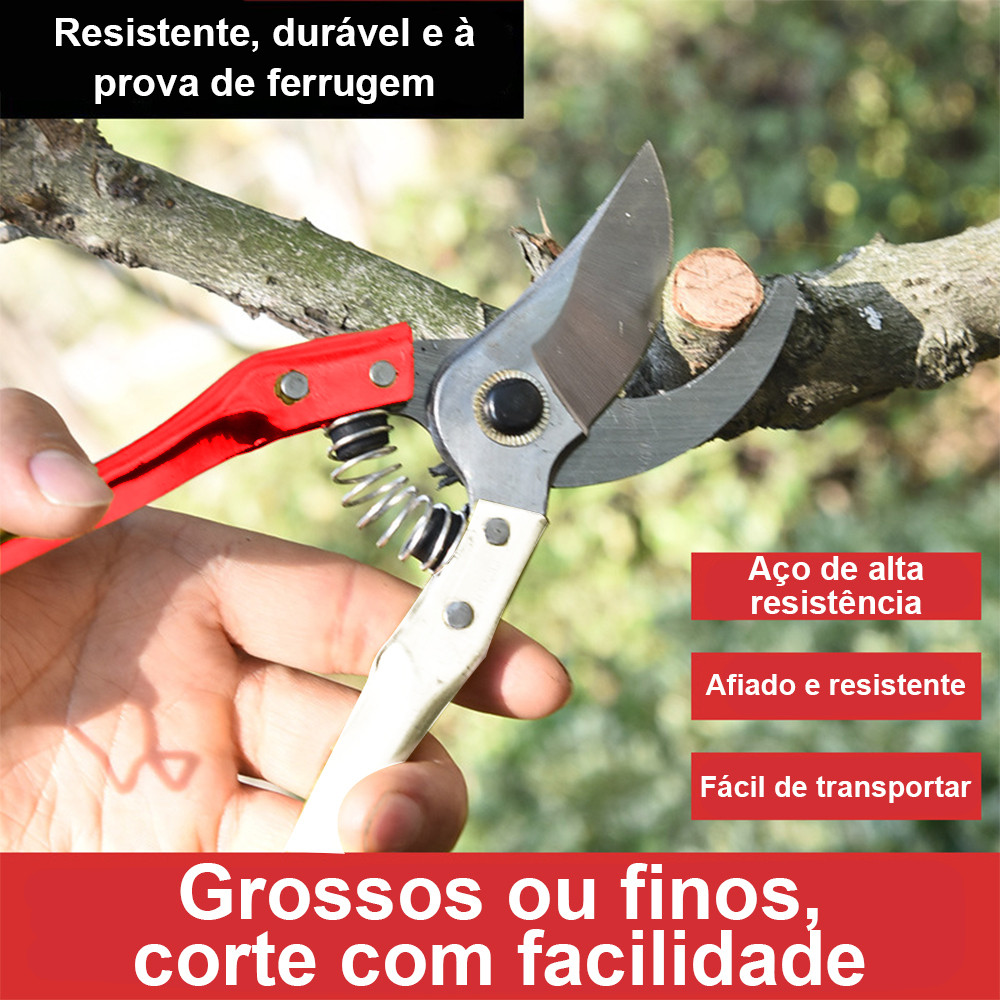 Tesouras de poda ultra-afiadas são adequadas para podar flores, plantas e bonsais no jardim OMEGA3