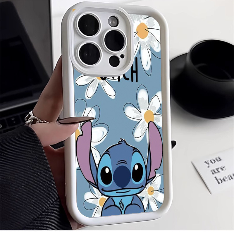 Stitch TPU anti-impacto Capinha Capa Para IPHONE 13 11 15 14 12 16 17 PRO MAX AIR X XR XS MAX 14 15 16 PLUS