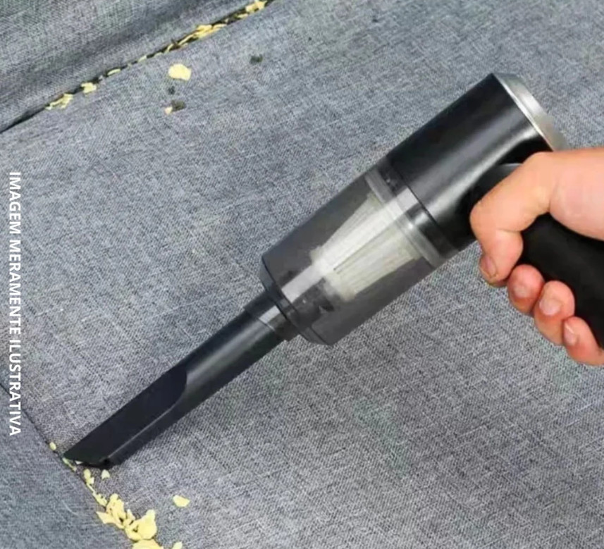 Mini Aspirador Portátil Sem Fio 2 Em 1 Soprador Recarregável