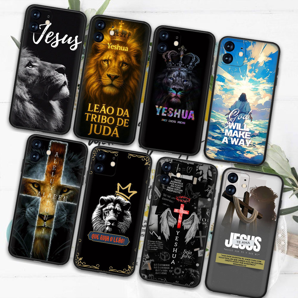 Padrões De Impressão Personalizados Samsung Galaxy J2 J5 J7 Prime J7 Core J7Pro J730 7KT9 Jesus Macio Preto Caso De Tele