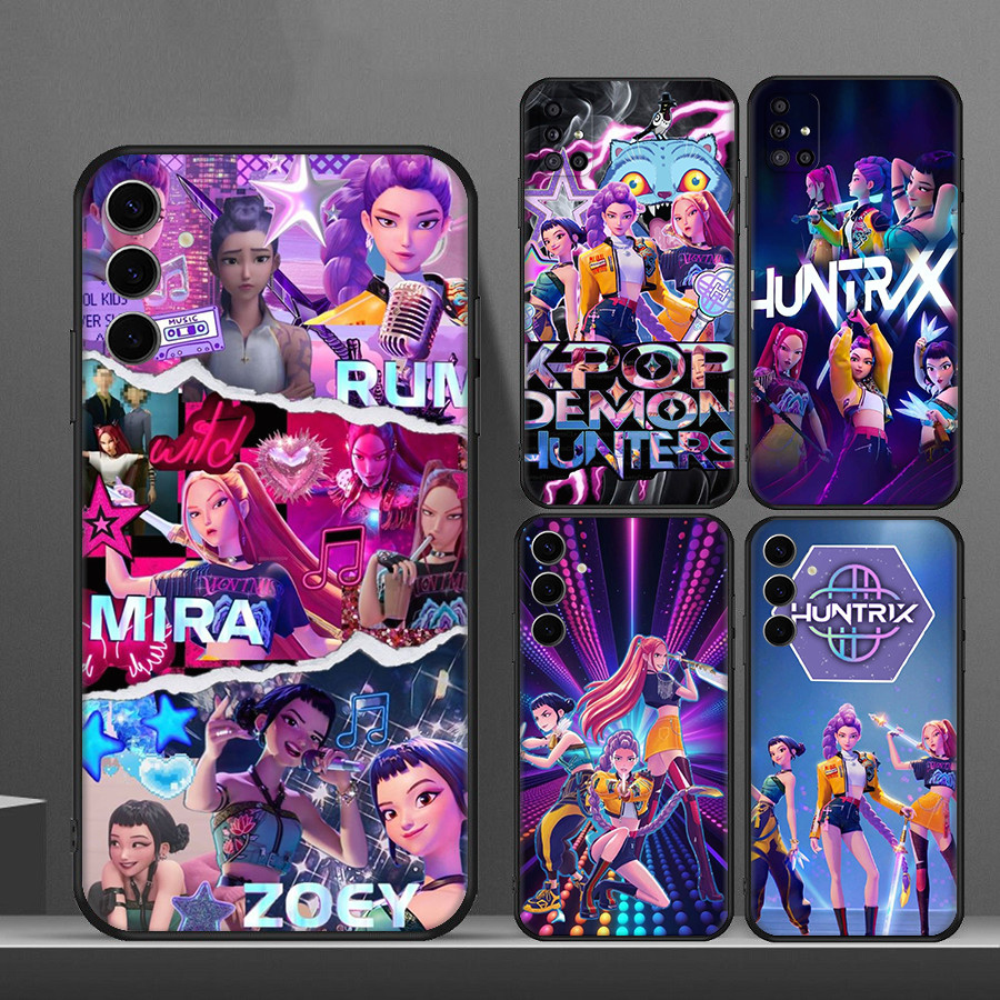 Para Samsung Nota 10 20 Plus Lite Ultra M14 M15 Anime KPop Demônio Caçadores TPU Silicone Telefone Caso Macio 5Y28