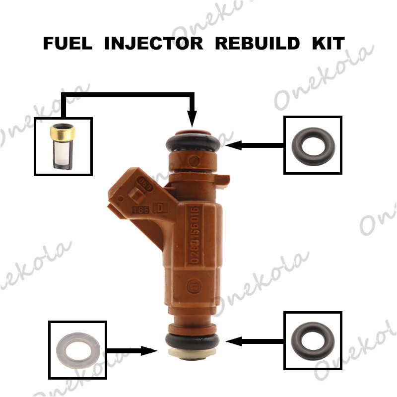 Kit de reparo de injetor de combustível, filtro de anel de vedação adequado para Mercedes-Benz W220 S350 S430 S500 02801