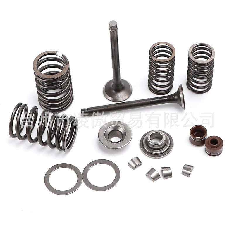 Válvula de motor de motocicleta adequada para Sanyang GY6 Four Chong 50 CC 80CC Kit de válvula de escape de entrada