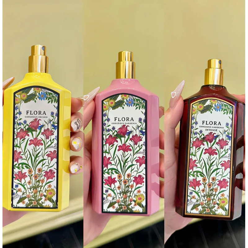 Perfume Feminino Fragrância 100ml Gardênia Orquídea Magnólia Cheiro De Longa Duração EDP Marca Mulher Senhora Menina Flo