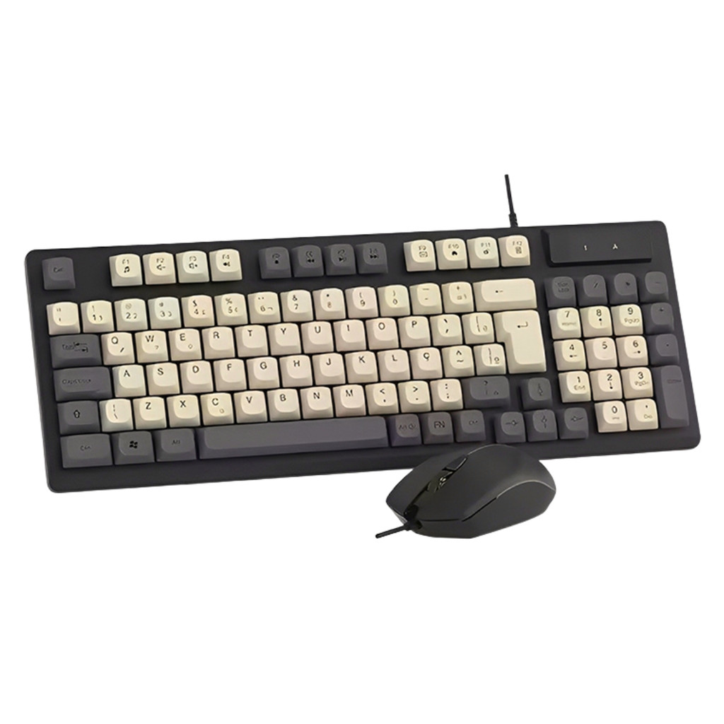 Kit Gamer Teclado Semi-Mecânico e Mouse 1200 DPI AL-9510
