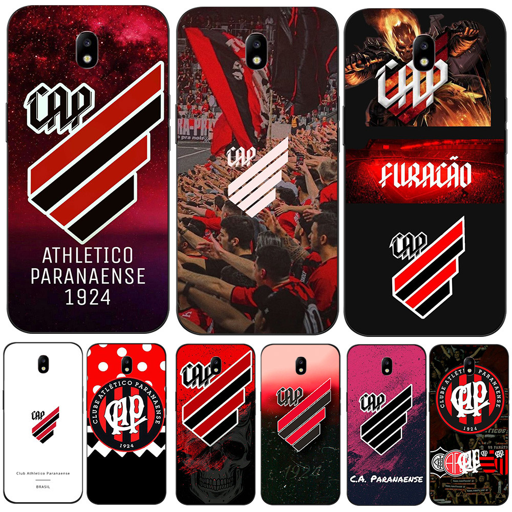 Capa Para Samsung Galaxy J5 J3 J7 2017 J330 J530 J730 Traseira De Telefone Silicone Macio Preto Tpu Atlético Paranaense