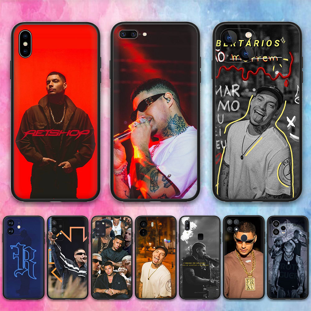 Samsung Galaxy A10 A10S A6 A6Plus A7 A8 A8Plus A9 2018 69T2 Filipe ret Macio Preto TPU Telefone