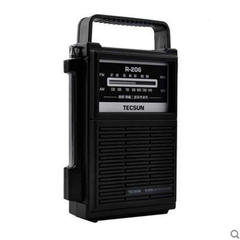 Rádio Tecsun/Tecsun R-206 FM/Rádio de duas bandas de onda média R206 Rádio Tecsun