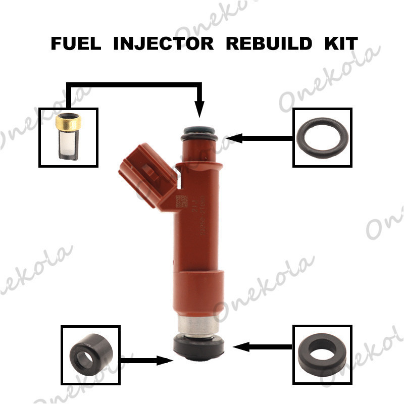 Kit de reparo de injetor de combustível, filtro de anel de vedação adequado para Yalex NCP90 NCP92 23250-21060