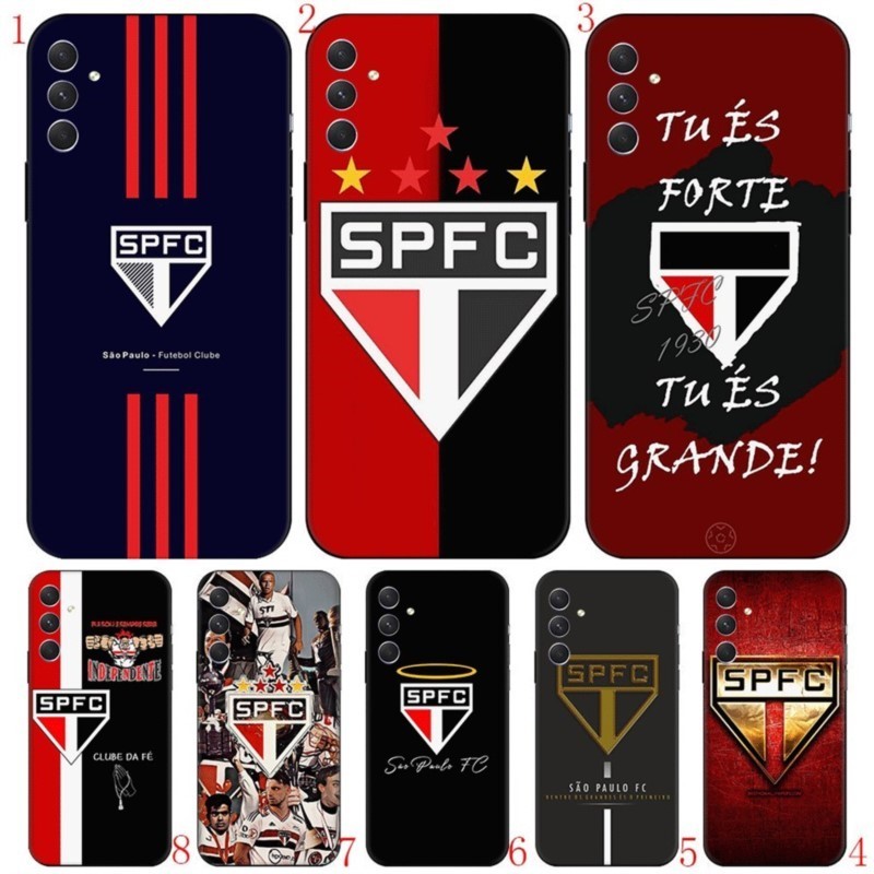 G64 Futebol spfc club FC Samsung S6 S7 S8 S9 Edge Plus TPU Fosco Capa De Telefone Protetora Macia