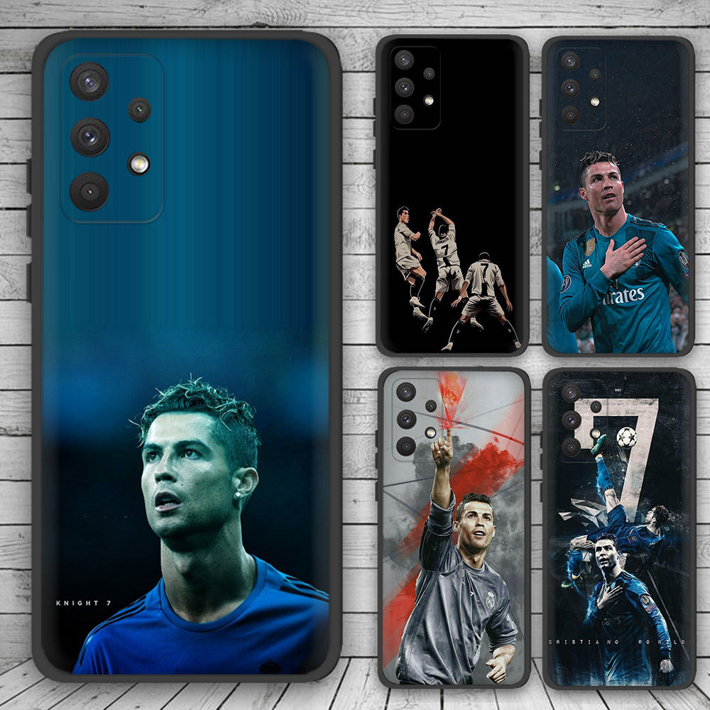 Capa De Telefone Anti-Queda Para Samsung Galaxy A6 A6Plus A7 A8 A8Plus A9 2018 U2R5 Cristiano Ronaldo CR7