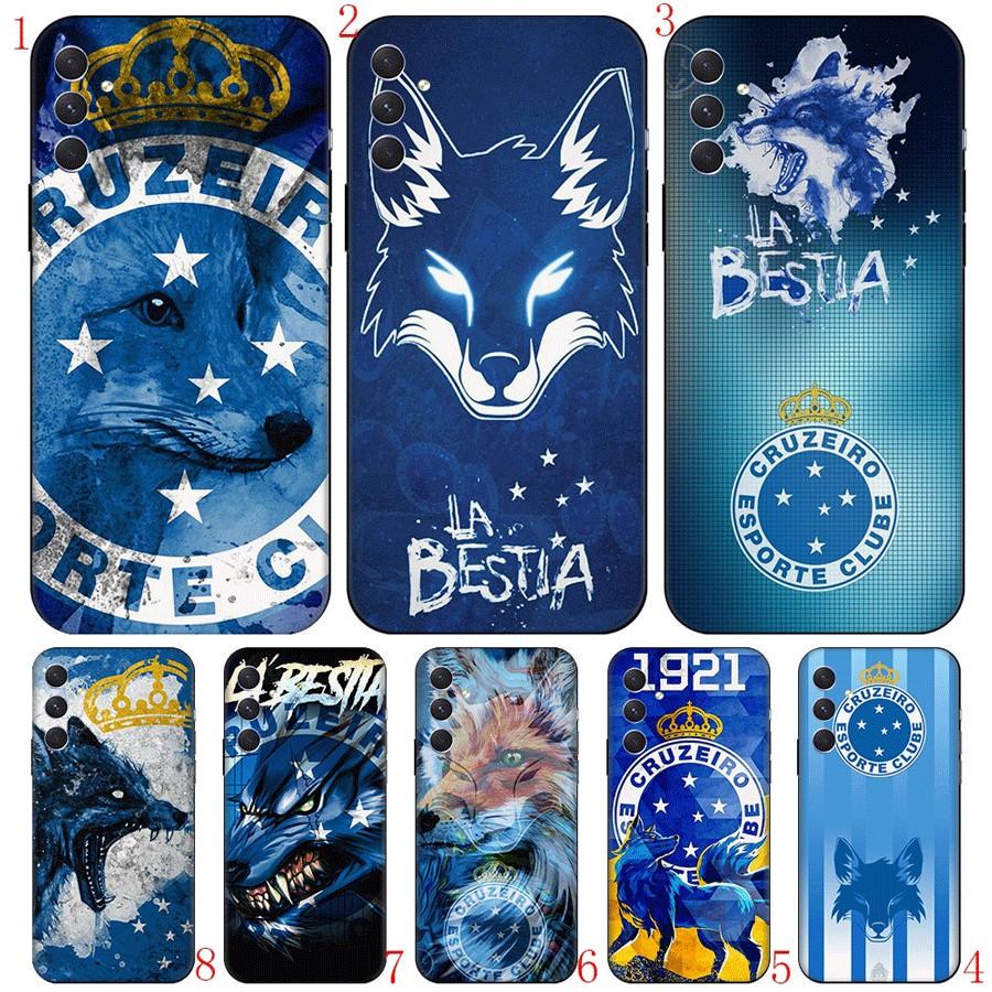 Cruzeiro Club Samsung S6 S7 S8 S9 Edge Plus TPU Fosco Capa De Telefone Protetora Macia