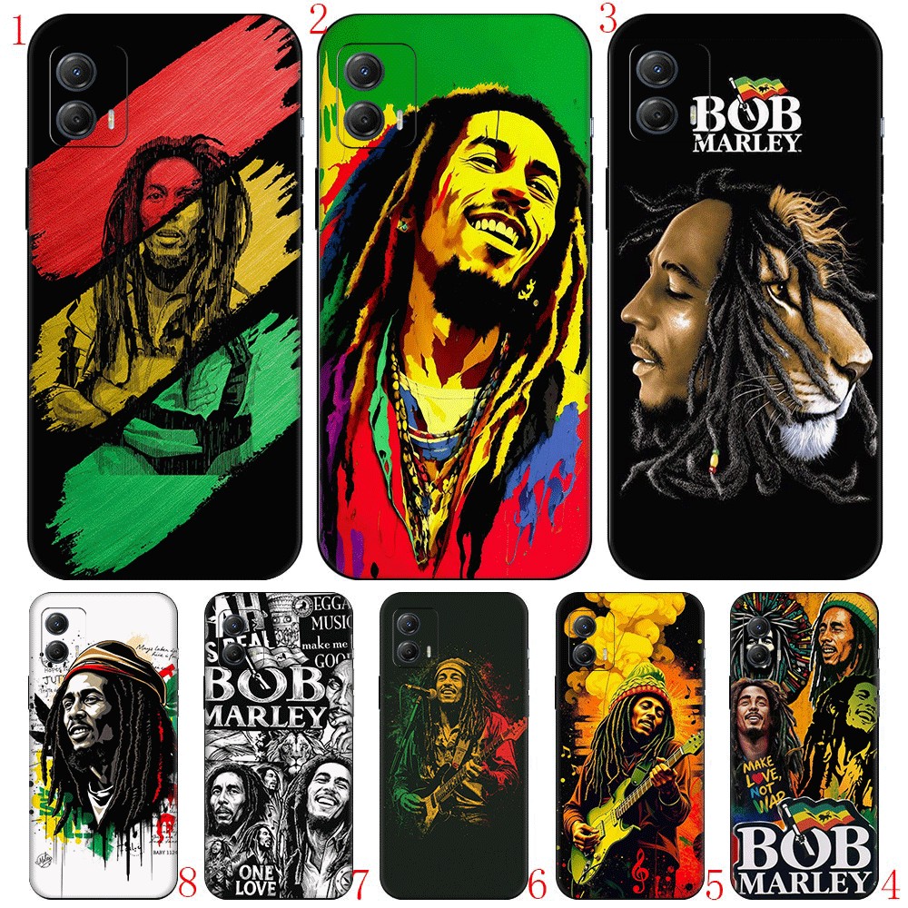 Bob Marley Para Samsung S6 S7 S8 S9 Edge Plus Compatibilidade TPU Capas De Telefone Capa Protetora