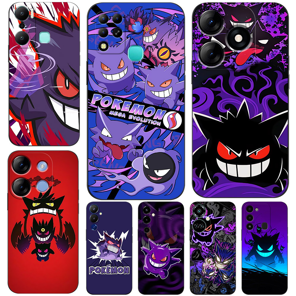 Capa Para TECNO CAMON 20 Pro 4G 5G 18 18P 18T De Telefone Escuro Pokemon Gengar