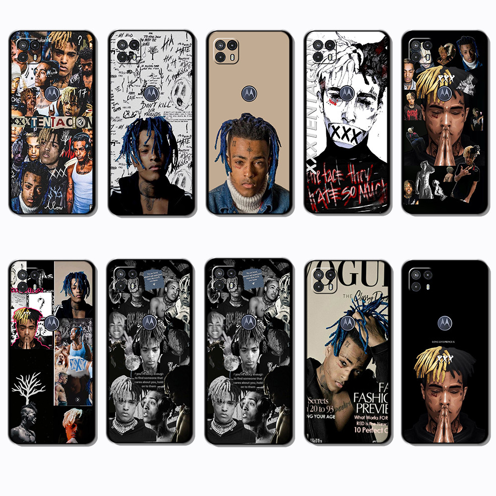 Para 3c Motorola Moto G50 5G xxxtentacion Capa De TPU Preta Macia