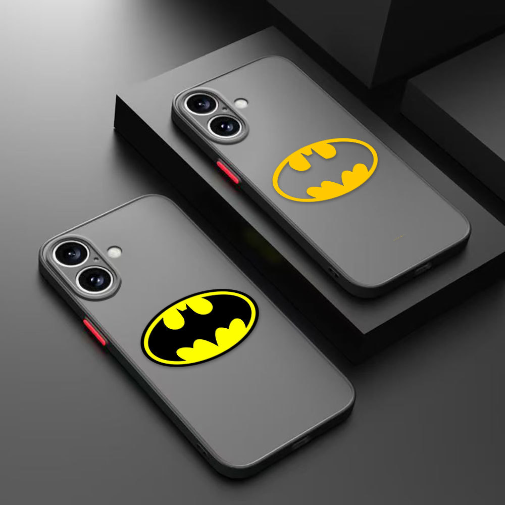 Capa De Telefone Fosca Do Batman Em Quadrinhos Pretos Para OPPO A5X A5 A6 A9 A15 A16 A17 A31 A38 A53 A54 A55 A57 A58 A73