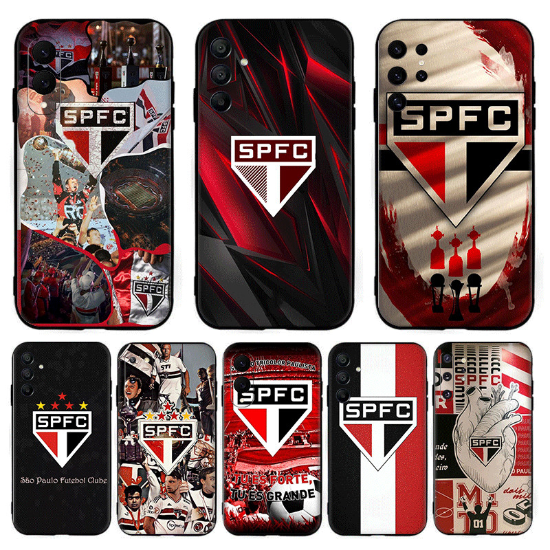 SPFC Tri color Football Club lp2 Para Samsung J5 J7 Pro Prime Core J730 S6 Edge Compatibilidade TPU Capa De Telefone Mac