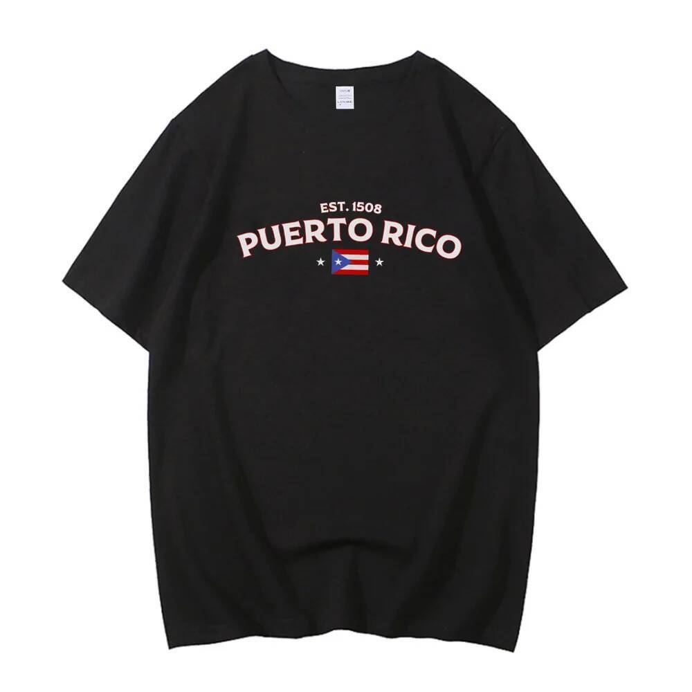 Porto Rico Algodão Camiseta Adolescente Retro 80s streetwear anime Pastel Respirável Estética Digital Gráfico Vintage
