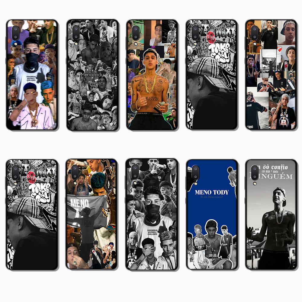 Para 3c Samsung Galaxy A01 A02 A6 A7 A8 Plus A9 A21 A60 M40 Meno Tody Macio Preto TPU Caso