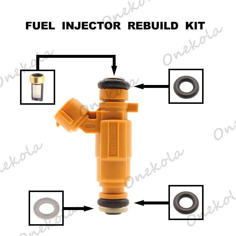 Kit de reparo anel de vedação filtro injetor de combustível kit de reparo adequado para Hyundai I20 i30 Kia 35310-2B020