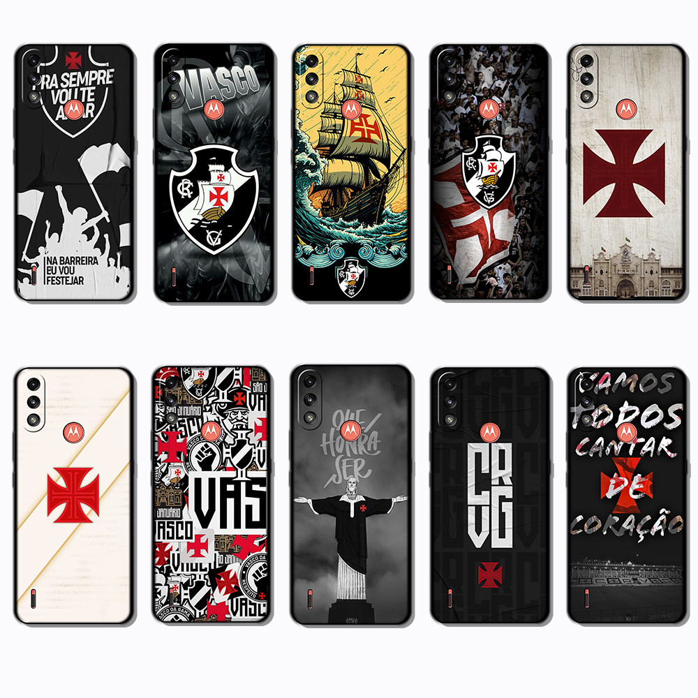 Para 3c Motorola MOTO E7 E7i POWER Vasco Capa De TPU Preta Macia