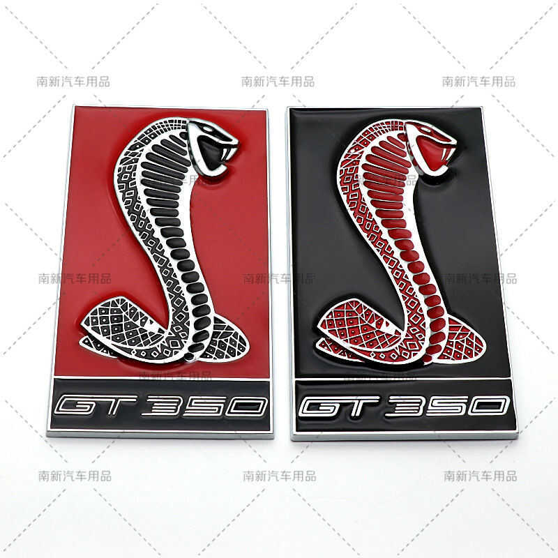 Adequado Para Ford Mustang Com Modificação Do Logotipo Cobra GT350 Viper Adesivo De Carro Emblema Traseiro